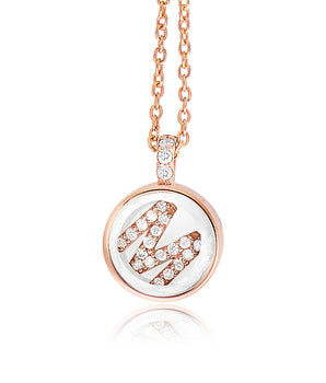 Single Initial Shaker Locket Necklaces - Moritz Glik diamonds Lockets Customize Yours
