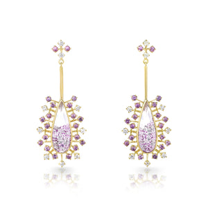 Snowflake Shaker Earrings Earrings - Moritz Glik diamonds