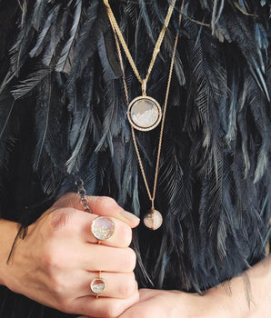 Sol 15 Diamond Necklace Necklaces - Moritz Glik diamonds Sol Apura