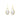 Teardrop Shaker Earrings Earrings - Moritz Glik Core
