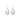 Teardrop Shaker Earrings Earrings - Moritz Glik diamonds Ready to Ship Core