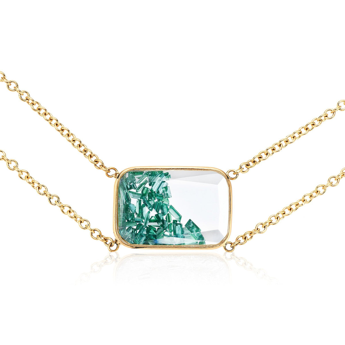 Collier Chico's Modernist - Pendentif émaillé Et Strass, Style Bohème, Occasion