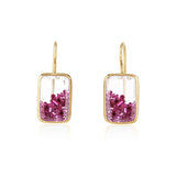 Ten Fourteen Petite Earrings Ruby Earrings - Moritz Glik Kaleidoscope Colors Core
