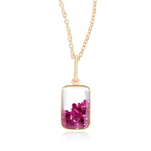 Load image into Gallery viewer, Ten Fourteen Petite Ruby Pendant Necklace - Moritz Glik recently added rubies Core
