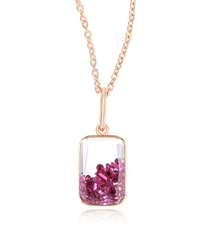 Ten Fourteen Petite Ruby Pendant Necklace - Moritz Glik recently added rubies Core