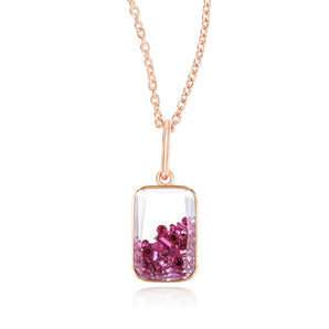 Ten Fourteen Petite Ruby Pendant Necklace - Moritz Glik recently added rubies Core