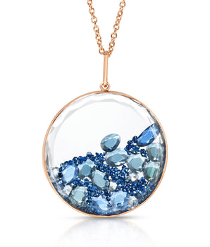 Ten Ten Blue Sapphire Necklace Necklaces - Moritz Glik fall edit Kaleidoscope Colors diamonds
