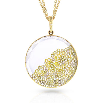 The Big Boy Yellow Necklace Necklaces - Moritz Glik diamonds Kaleidoscope Colors Core