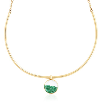 Trapezio Necklace Necklaces - Moritz Glik emeralds fall edit Circo