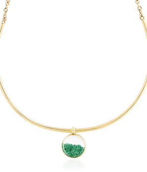 Trapezio Necklace Necklaces - Moritz Glik emeralds fall edit Circo