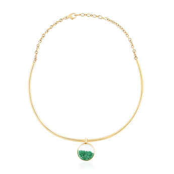 Trapezio Necklace Necklaces - Moritz Glik emeralds fall edit Circo