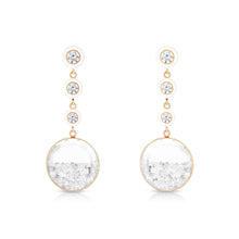 Load image into Gallery viewer, Triple Drop Shaker Earrings Earrings - Moritz Glik diamonds Enamel Apollo
