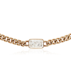 Unidinho Curb Chain Choker Necklaces - Moritz Glik Curb Chain diamonds Apura