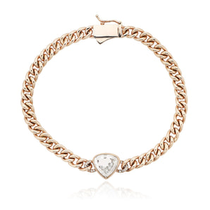 Unidinho Diamond Bracelet Bracelets - Moritz Glik Curb Chain diamonds Apura