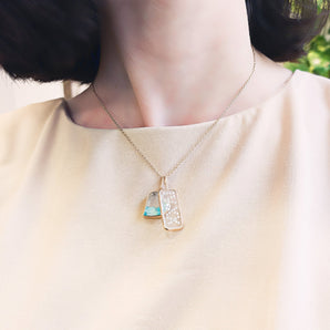 Vitrô 4:20 Roman Tag Necklaces - Moritz Glik Customize Yours diamonds Charms