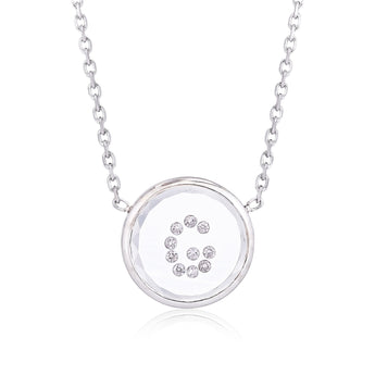 Vitrô Initial Necklace - Small Necklaces - Moritz Glik diamonds Customize Yours