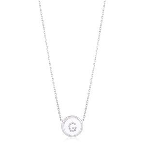 Vitrô Initial Necklace - Small Necklaces - Moritz Glik diamonds Customize Yours