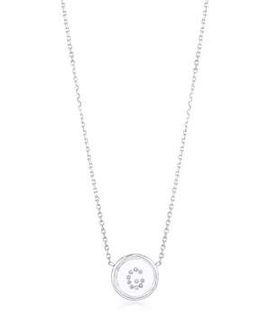 Vitrô Initial Necklace - Small Necklaces - Moritz Glik diamonds Customize Yours