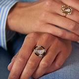 Volante Ring Rings - Moritz Glik diamonds Enamel Apura