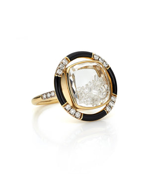 Volante Ring Rings - Moritz Glik diamonds Enamel Apura