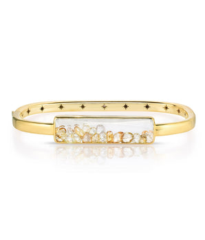 Yellow Diamond Shaker Bangle Bracelets - Moritz Glik diamonds Kaleidoscope Colors Core